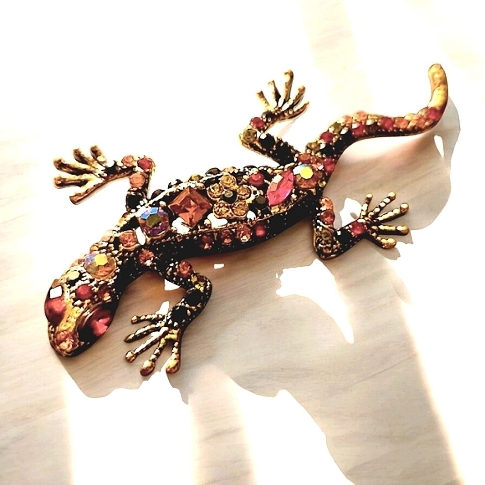 Unique Salamander Brooch NWT